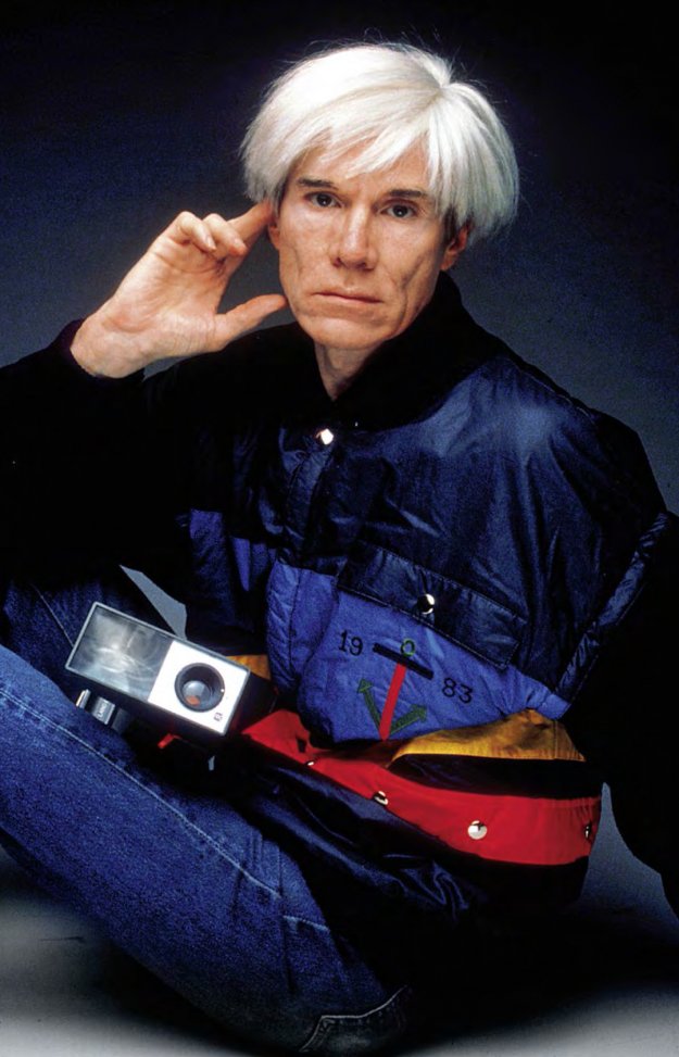 1982, Andy Warhol, “Les contemporains”, campagne pour Iceberg — Oliviero Toscani