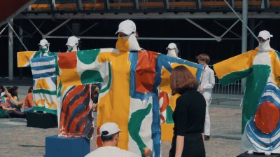 Robes-tableau - Centre Pompidou