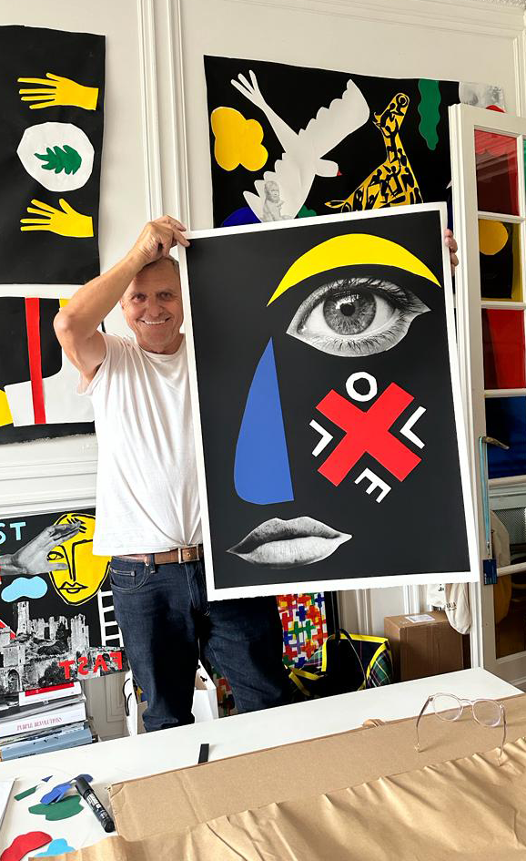 Sérigraphie V.O.L.E / L.O.V.E