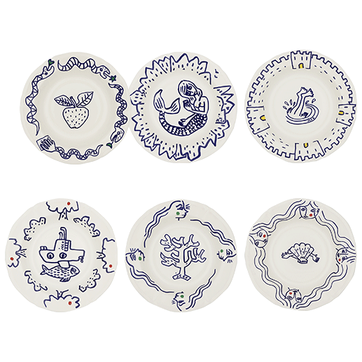 COFFRET DE 6 ASSIETTES CREUSES ASSORTIES