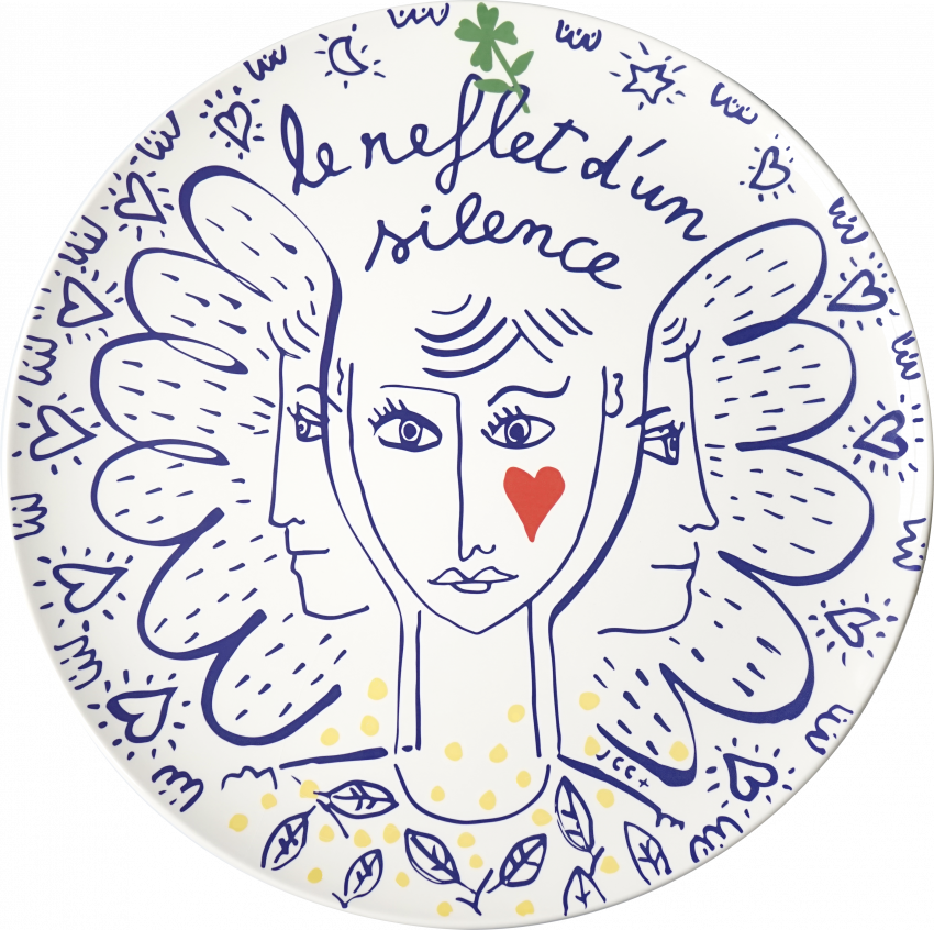 Grand Plat Le Reflet d’un Silence